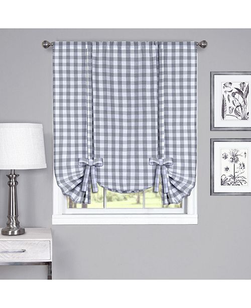 Achim Buffalo Check Window Curtain Tie Up Shade 42x63 Reviews