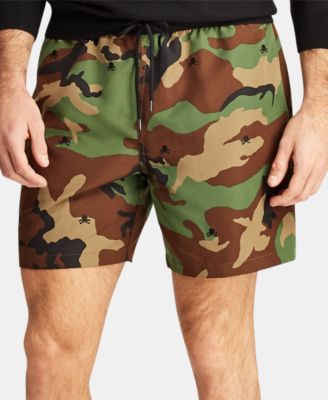 polo camo swim trunks