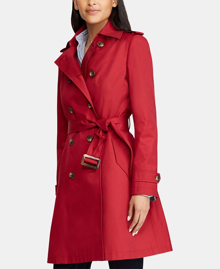 Lauren Ralph Lauren Belted Trench Coat & Reviews - Coats & Jackets - Women  - Macy's