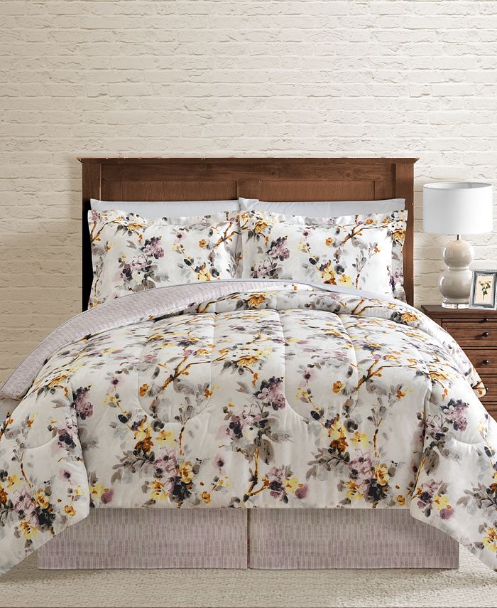 Fairfield Square Collection CLOSEOUT! Haley Reversible 8-Pc. Comforter ...