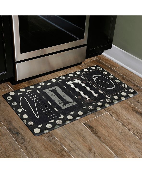 Home Dynamix Cook N Comfort Vintage "Vino" Embossed Cushioned Anti