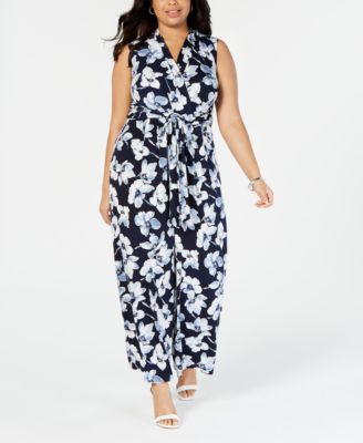 plus size wrap jumpsuit