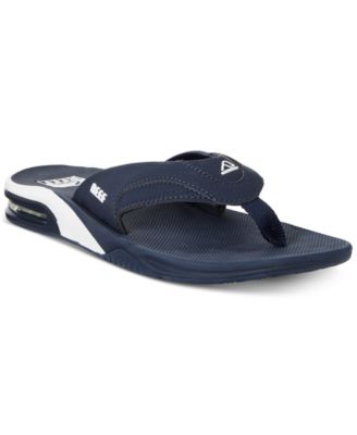 reef men's fanning thong sandals with bottle opener