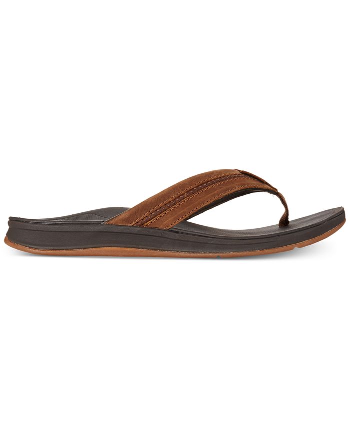 REEF Ortho-Bounce Coast Leather Sandals - Macy's