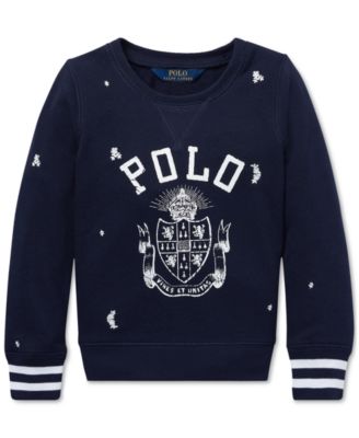 Polo Ralph Lauren - Little Girls Polo Atlantic Terry Pullover