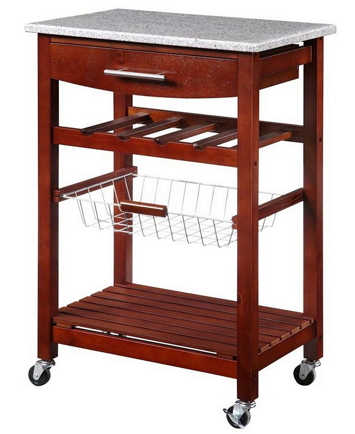 Linon Home Décor Kitchen Island with Granite Top Macy's