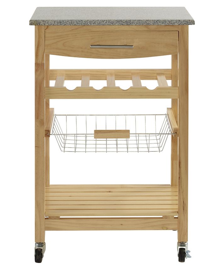 Linon Home Décor Kitchen Island with Granite Top Macy's