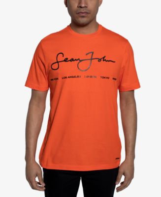 Sean John Men's Signature Script T-Shirt, Created for Macy's Macy's