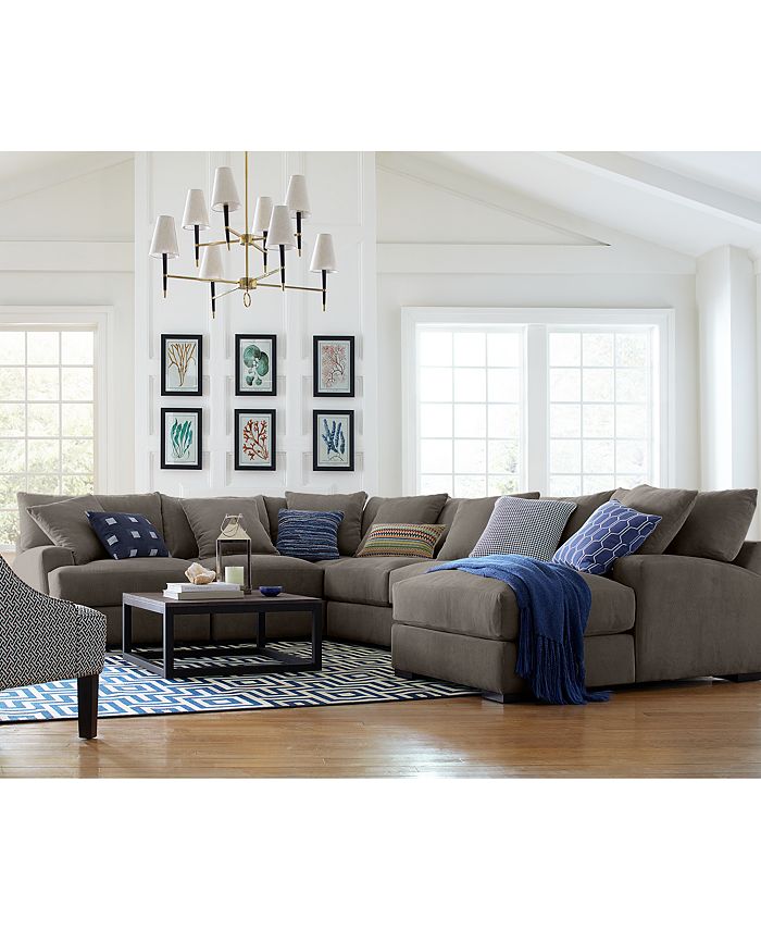 Furniture Rhyder Fabric Sectional Collection, Created for Macy's Macy's