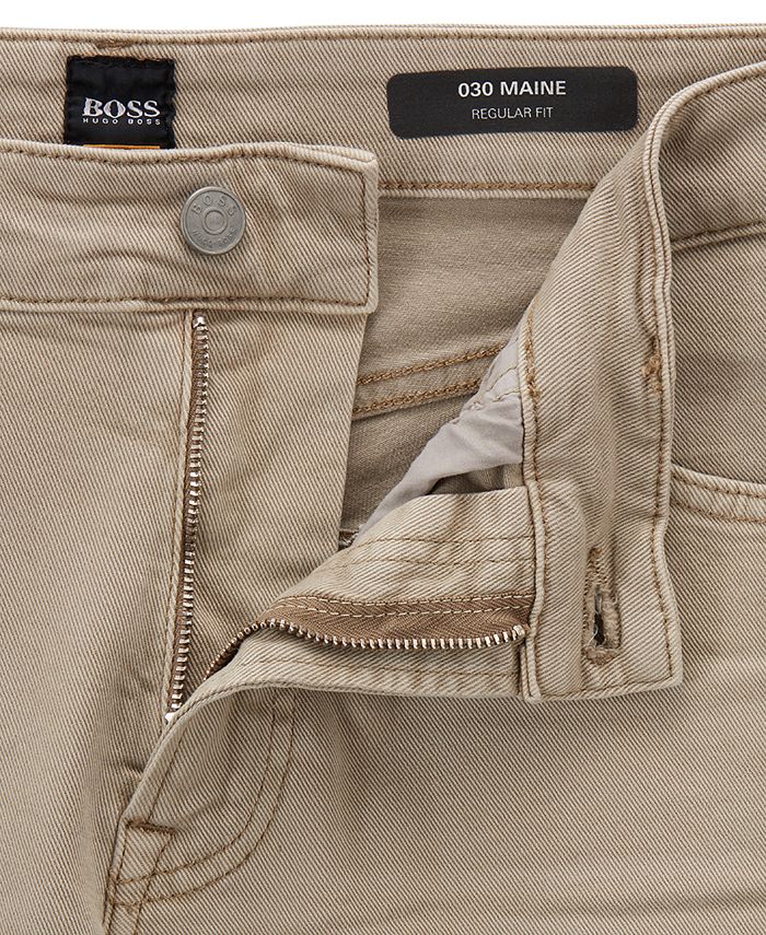 Hugo Boss BOSS Men's Twill Jeans & Reviews - Hugo Boss - Men - Macy's
