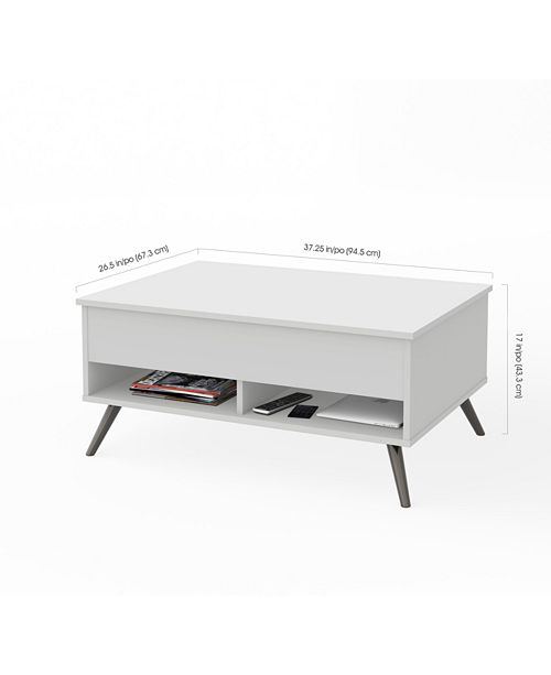 Bestar Small Space Krom 37" Lift Top Storage Coffee Table & Reviews