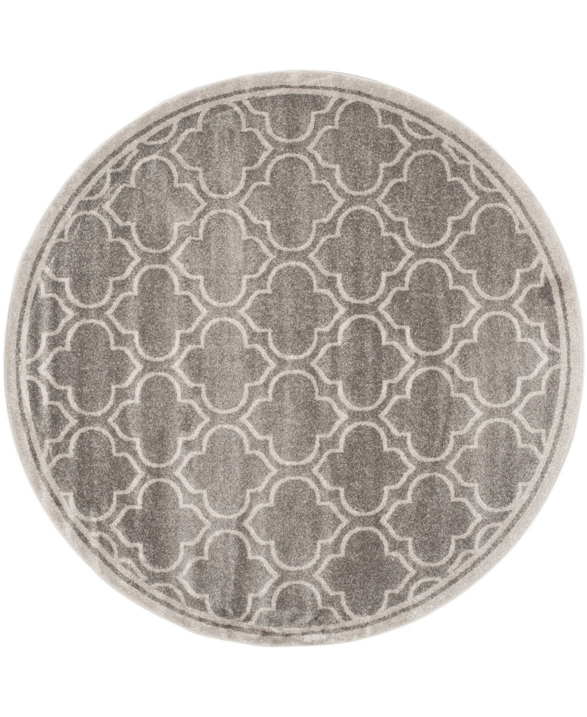 Safavieh Amherst Amt412 Gray And Light Gray 9' X 9' Round Area Rug