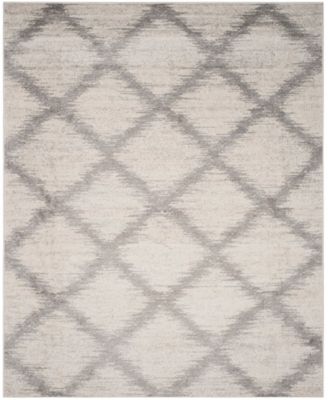 Adirondack 122 Ivory and Silver 9' x 12' Area Rug