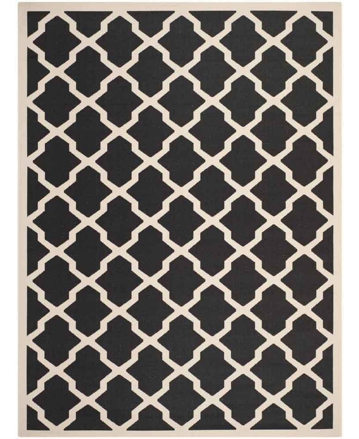 Safavieh Courtyard Black and Beige 9' x 12' Sisal Weave Outdoor Area Rug - Black / Be