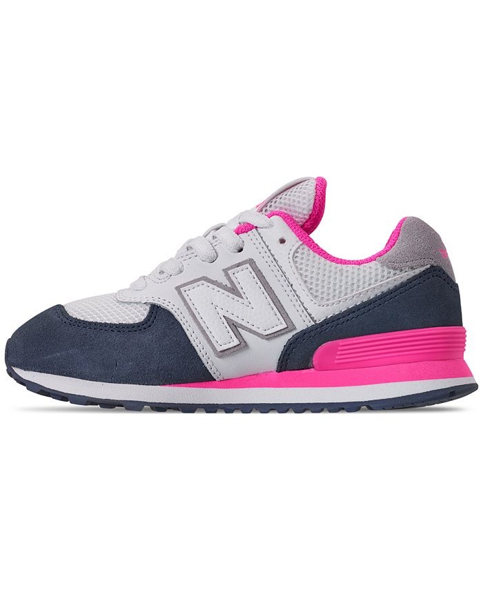 New Balance Little Girls' 574 Casual Sneakers from Finish Line - Macy's
