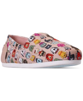 Skechers - Women's Bobs Plush - Wag Crew Bobs for Dogs and Cats Casual Slip-On Flats from Finish Line