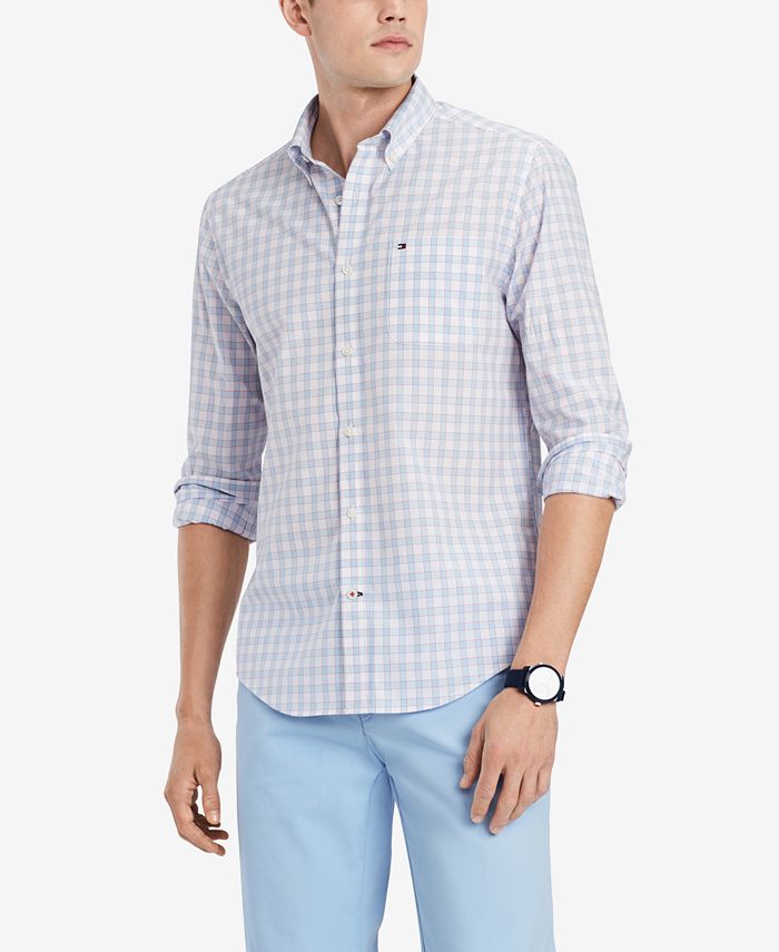 Tommy Hilfiger Men's Plaid Shirt, Created for Macy's Macy's