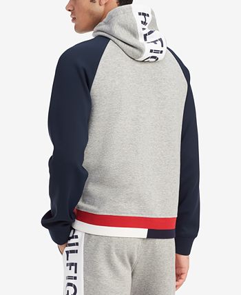 Tommy Hilfiger Men's Big & Tall Logo Graphic Hoodie, Created for Macy's ...