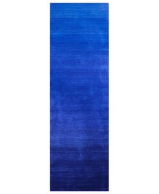 BB Rugs - Bayside BAY-197 Cobalt 2'6" x 8' Runner Area Rug