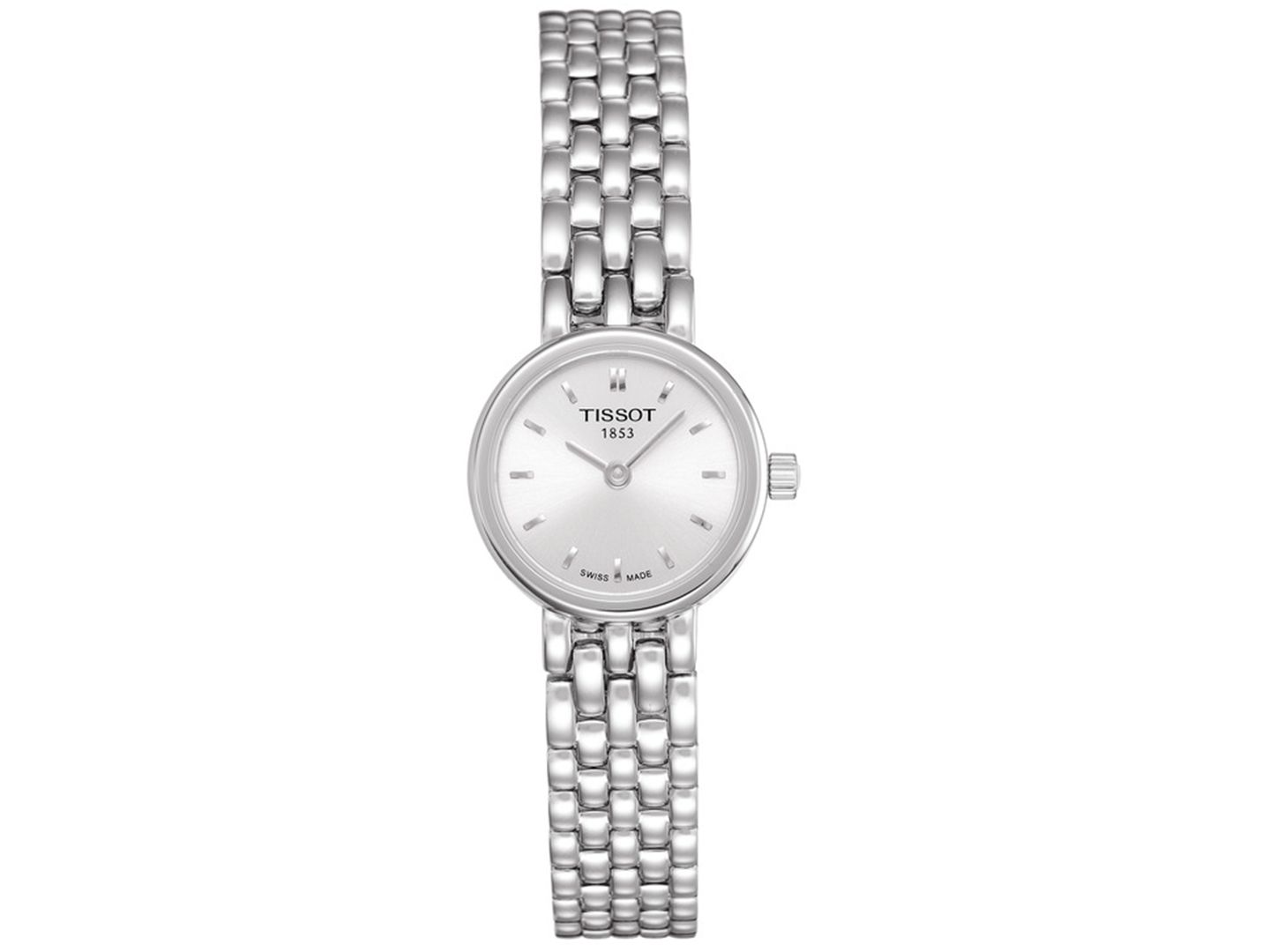 Женские часы Tissot Swiss T-Lady Lovely Stainless Steel Bracelet Watch 19.5mm — фото 1