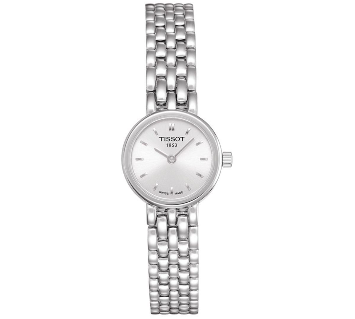 Women's Swiss T-Lady Lovely Stainless Steel Bracelet Watch 19.5mm - Silver