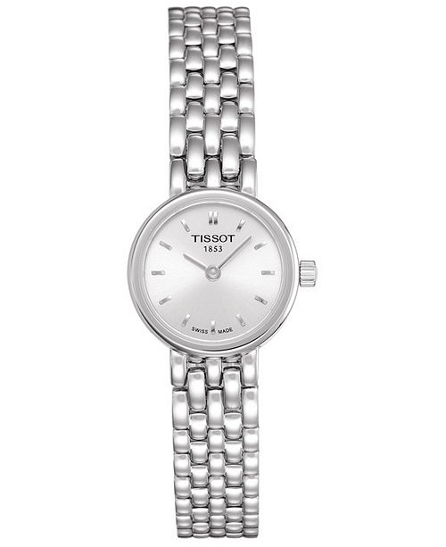 Tissot Women S Swiss T Lady Lovely Stainless Steel Bracelet Watch 19 5mm Reviews All Fine Jewelry Jewelry Watches Macy S