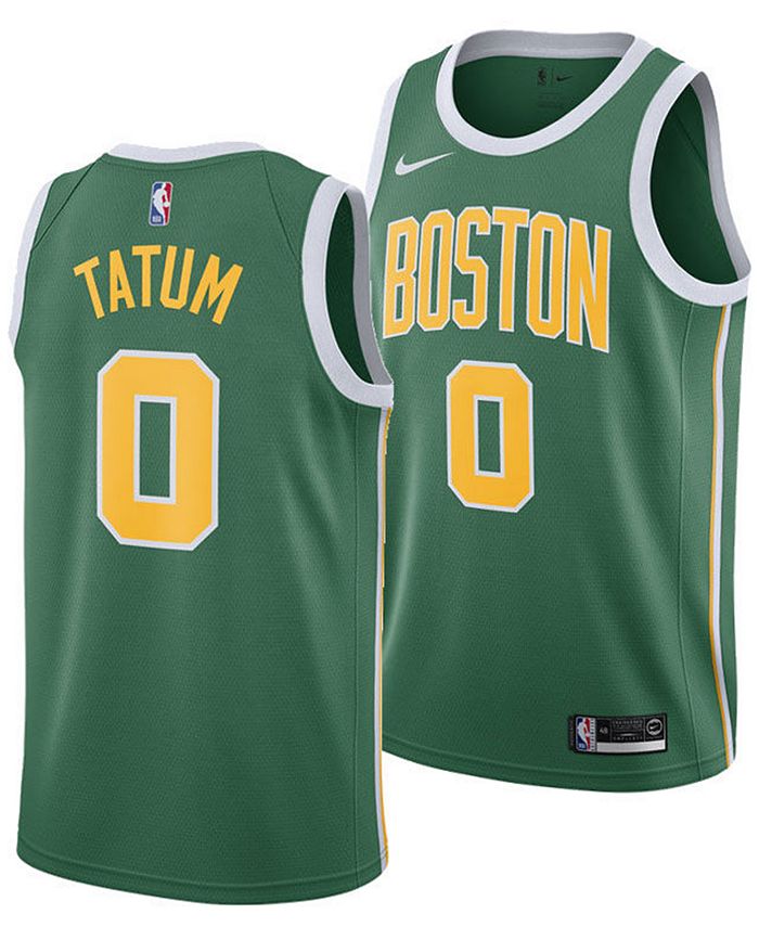 Jayson Tatum Boston Celtics Signed Nike Green Swingman Jersey