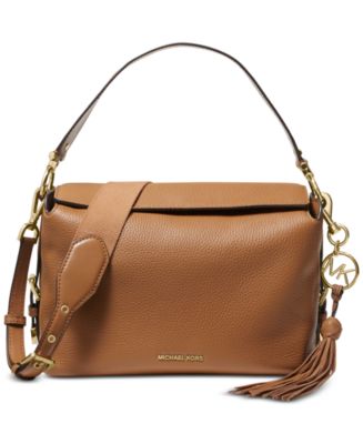 Michael michael kors brooke pebble leather satchel new arrivals