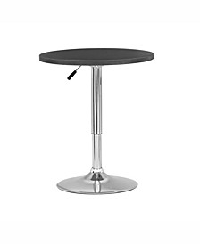 Adjustable Height Round Bar Table