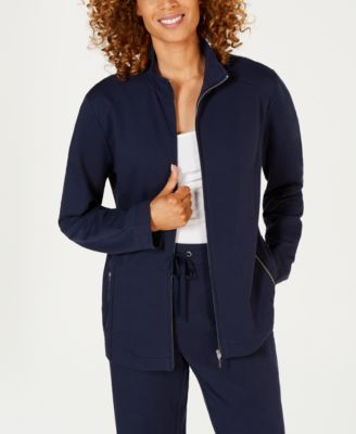 karen scott zip up jacket