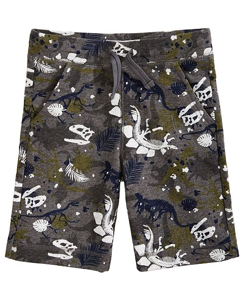 Epic Threads Toddler Boys DinoPrint Knit Shorts, Created for Macy's