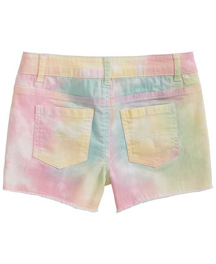 Epic Threads Big Girls Tie-Dyed Shorts, Created for Macy's - Macy's