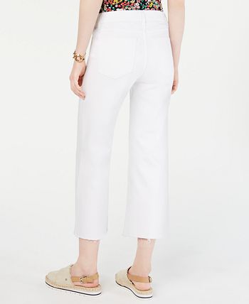 Tommy Hilfiger Cropped White Jeans, Created for Macy's & Reviews ...