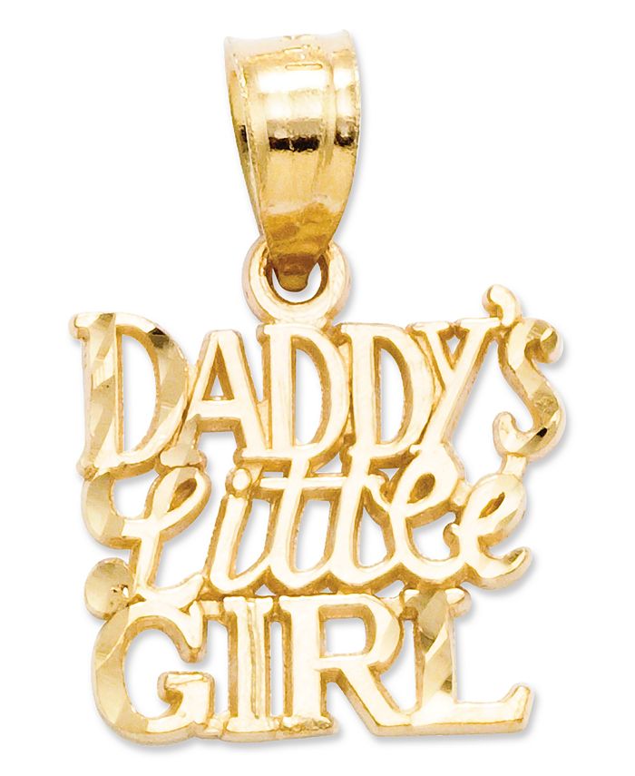 Daddy's little on sale girl gold necklace