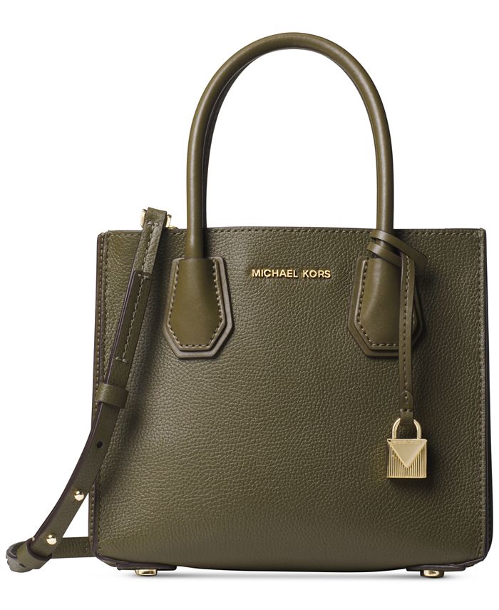 Michael Kors Mercer Pebble Leather Accordion Crossbody Macy's