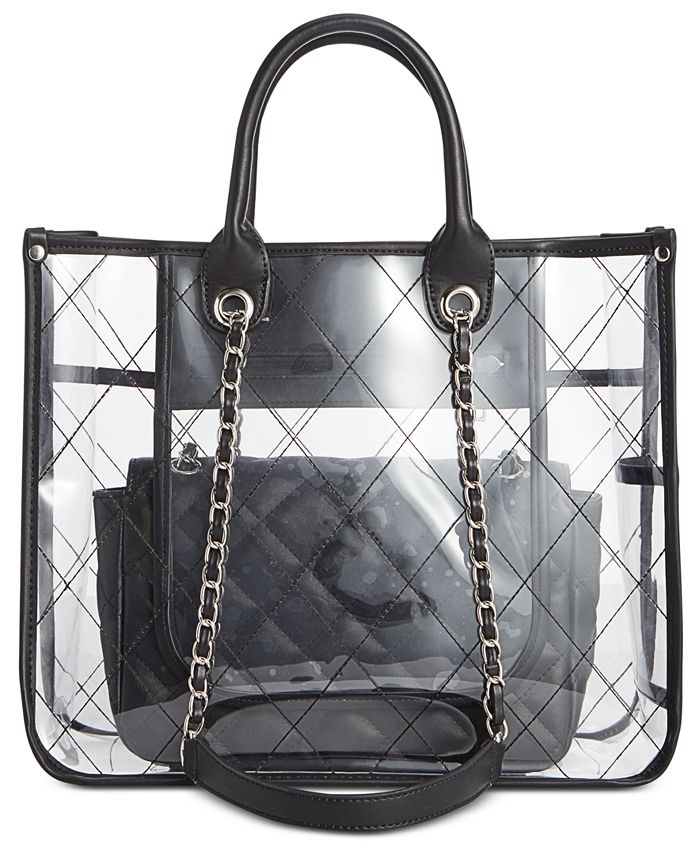 Steve Madden Carry Clear Tote & Reviews - Handbags & Accessories - Macy's