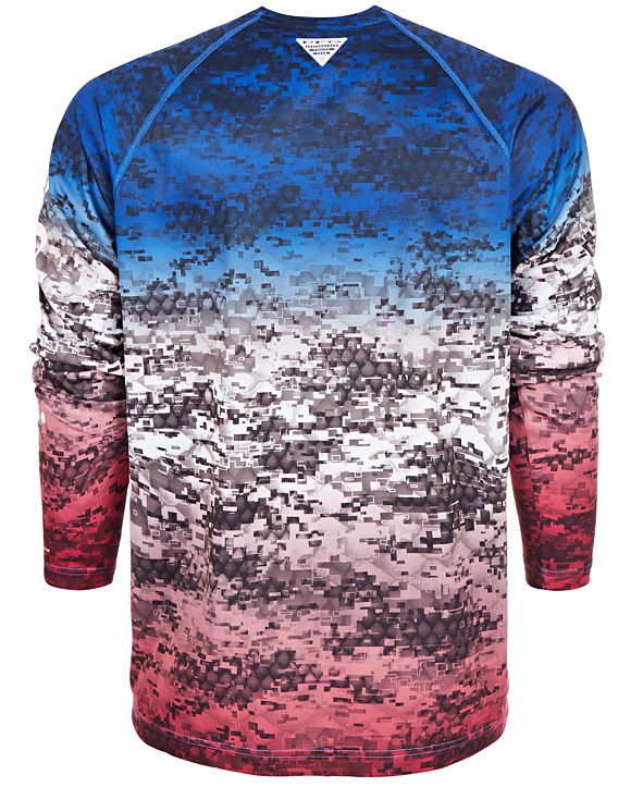 Columbia Super Terminal Tackle PFG – Camicia Manica Lunga Uomo, Protezione Solare Omni-Shade E Asciugatura Rapida