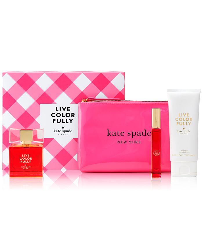 kate spade new york 4-Pc. Live Colorfully Gift Set & Reviews - Perfume -  Beauty - Macy's