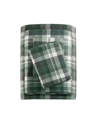 Printed Cotton Flannel 4-Pc. Sheet Set, Queen