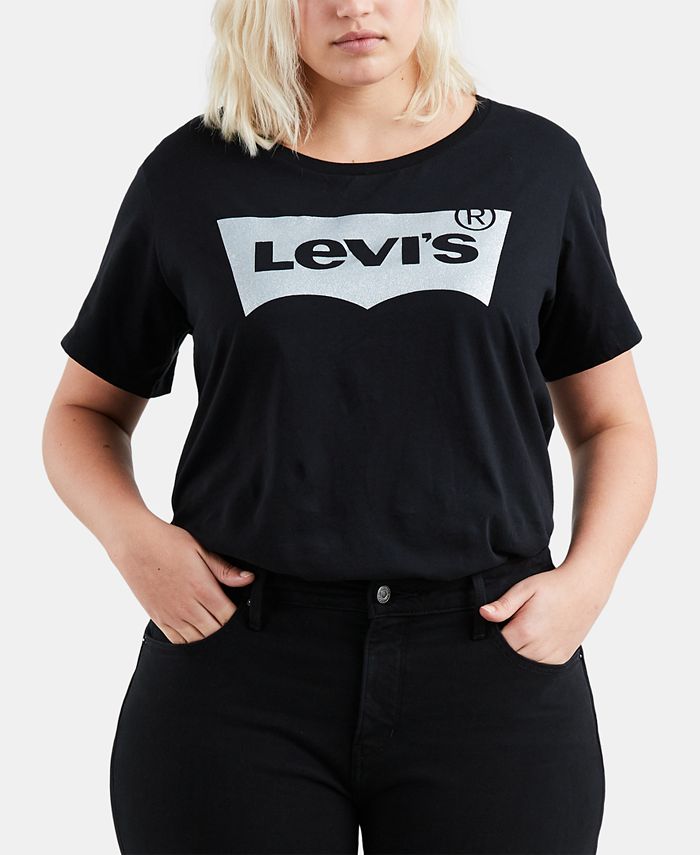 Levi's Plus Size Perfect Logo T-Shirt - Macy's