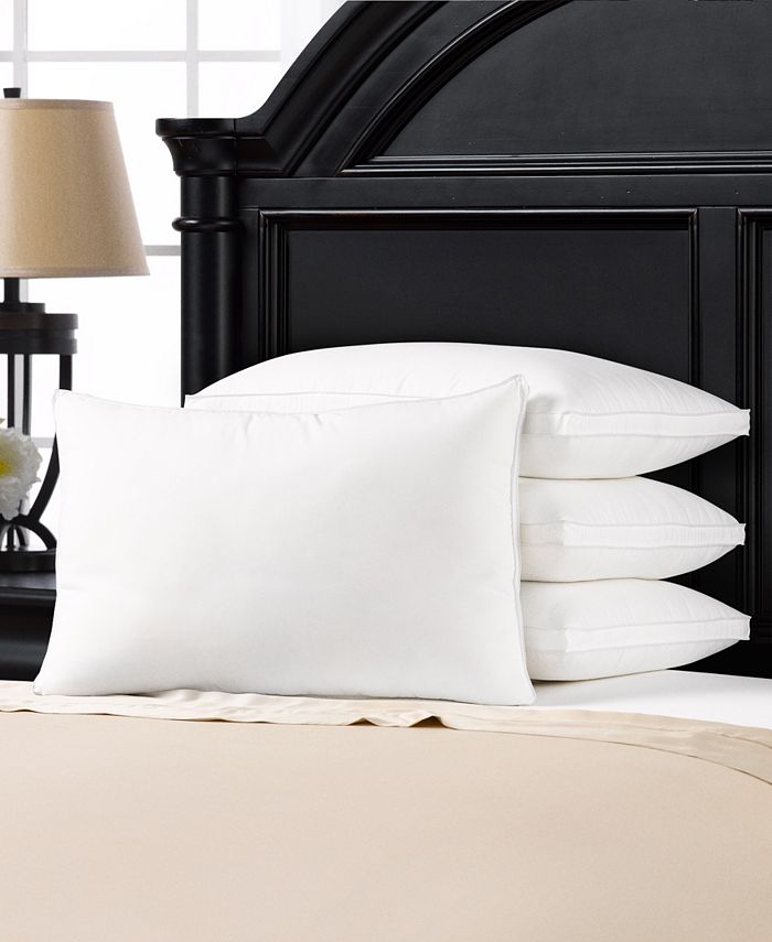 Ella Jayne Plush Allergy Resistant Medium Down Like Fiber Filled Pillow