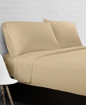 100% Cotton Percale 300 Thread Count 4-Piece Sheet Set - Full Bedding