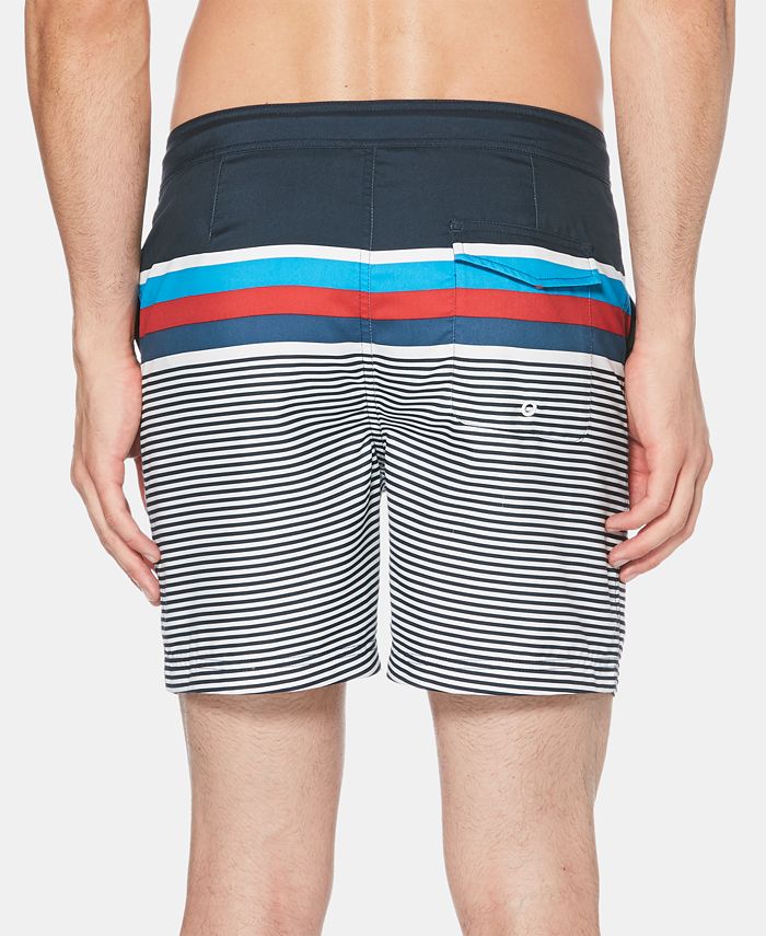 Original Penguin Men's Stripe Swim Trunks Macy's