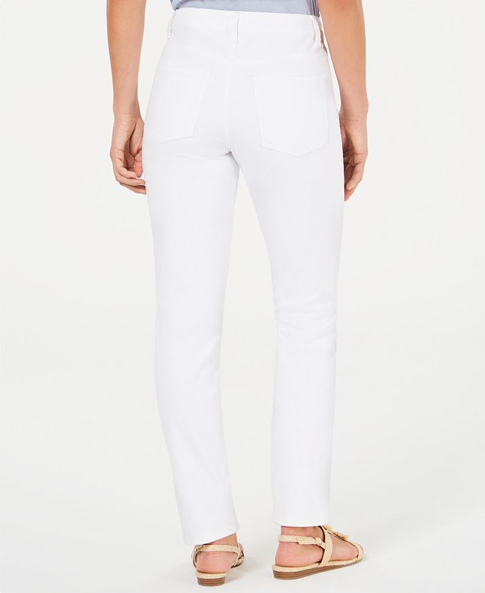 Charter Club Tummy-Slimming Straight-Leg Jeans, Created for Macy's ...