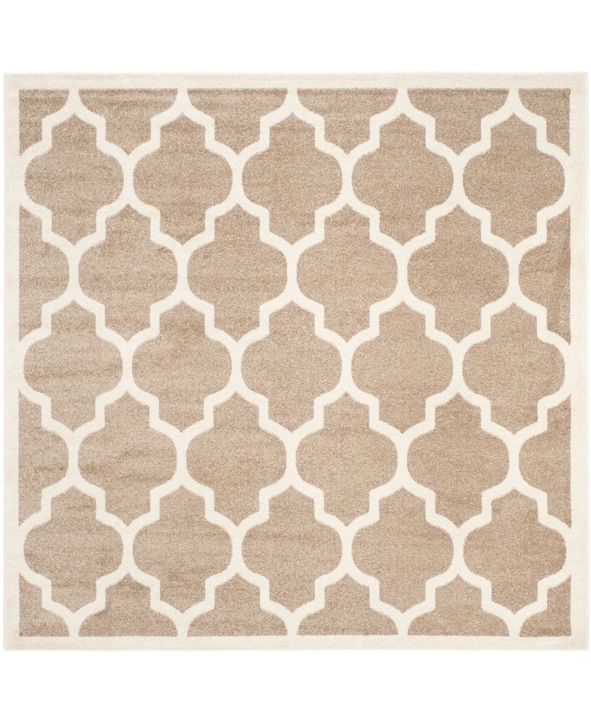 Safavieh Amherst Wheat and Beige 9' x 9' Square Area Rug - Beige