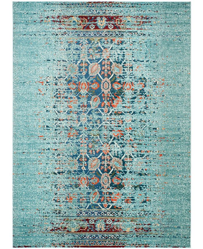 Safavieh Monaco Blue and Multi 8' x 10' Area Rug & Reviews Rugs Macy's