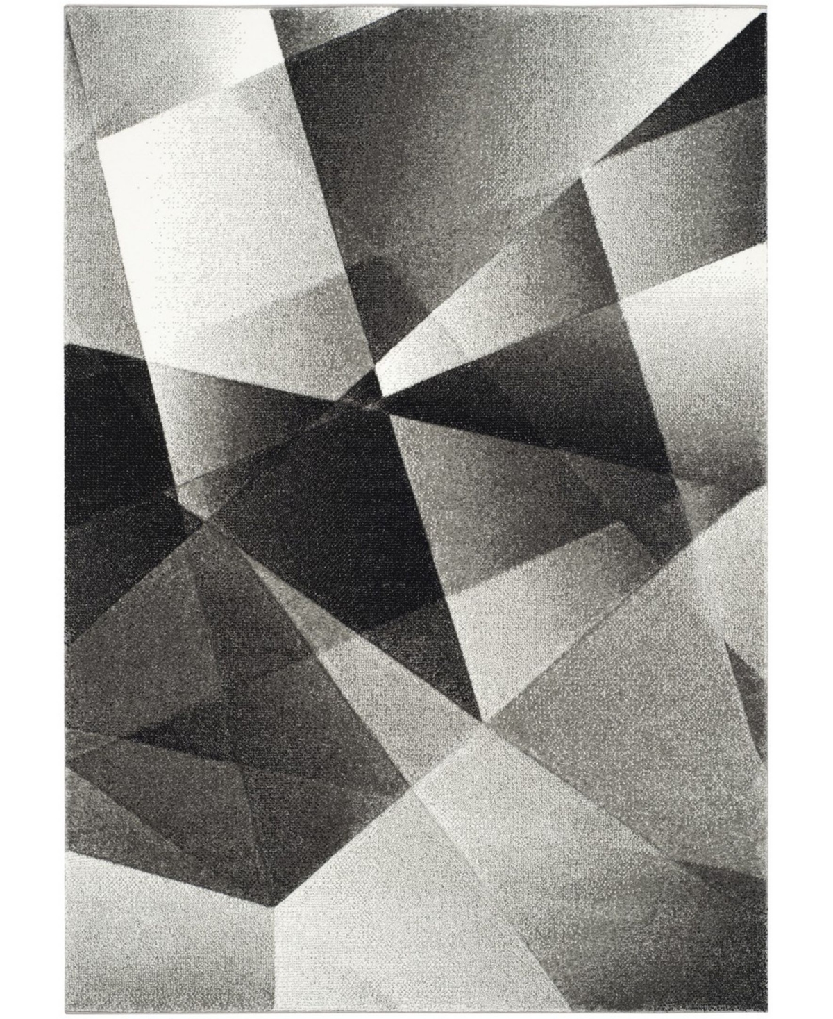 Safavieh Porcello 6'7in x 9' Area Rug - Light Grey/Charcoal