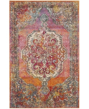 Safavieh Crystal Orange and Light Blue 5' x 8' Area Rug
