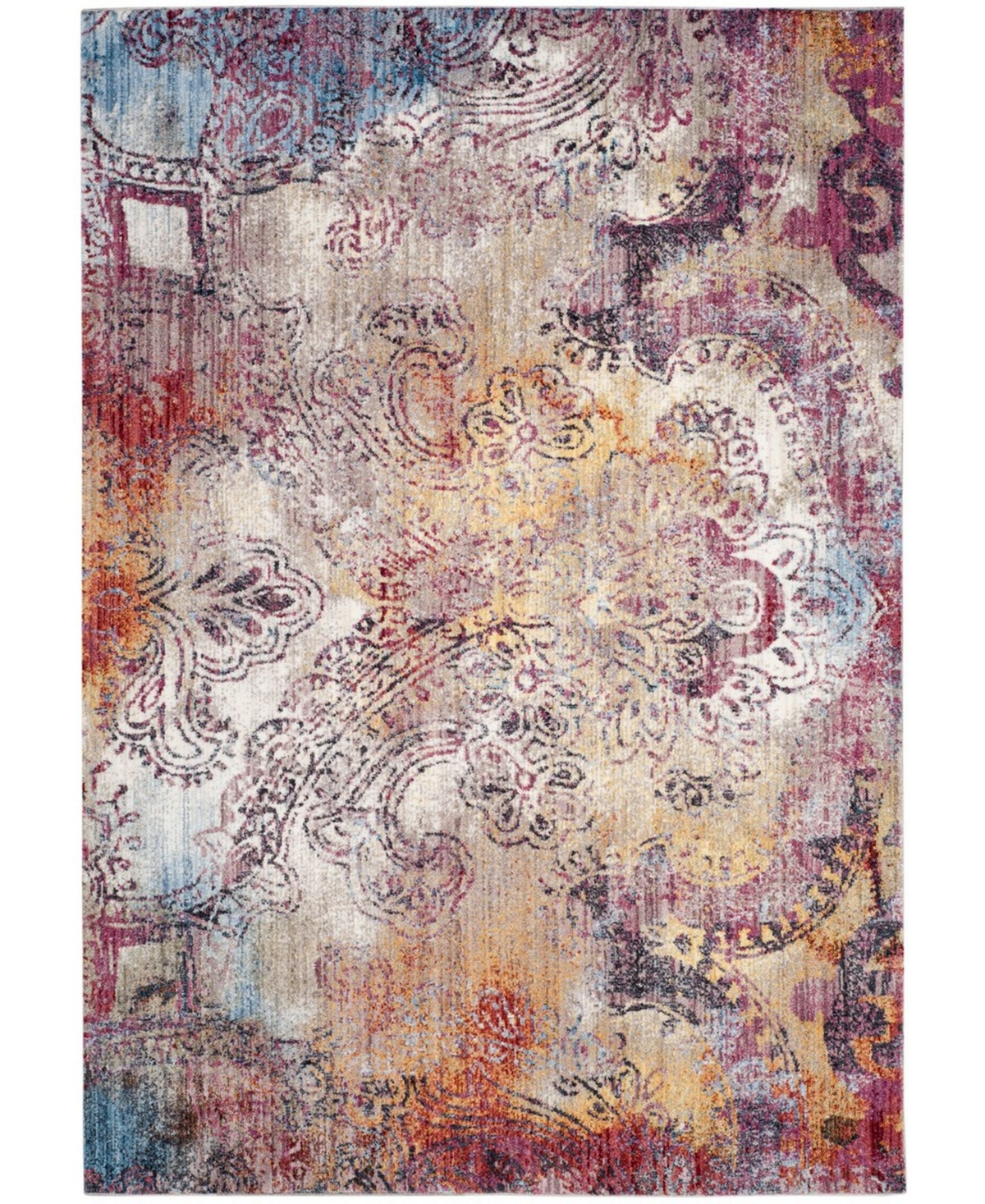 Safavieh Monray Red and Multi 8' x 10' Area Rug - Red