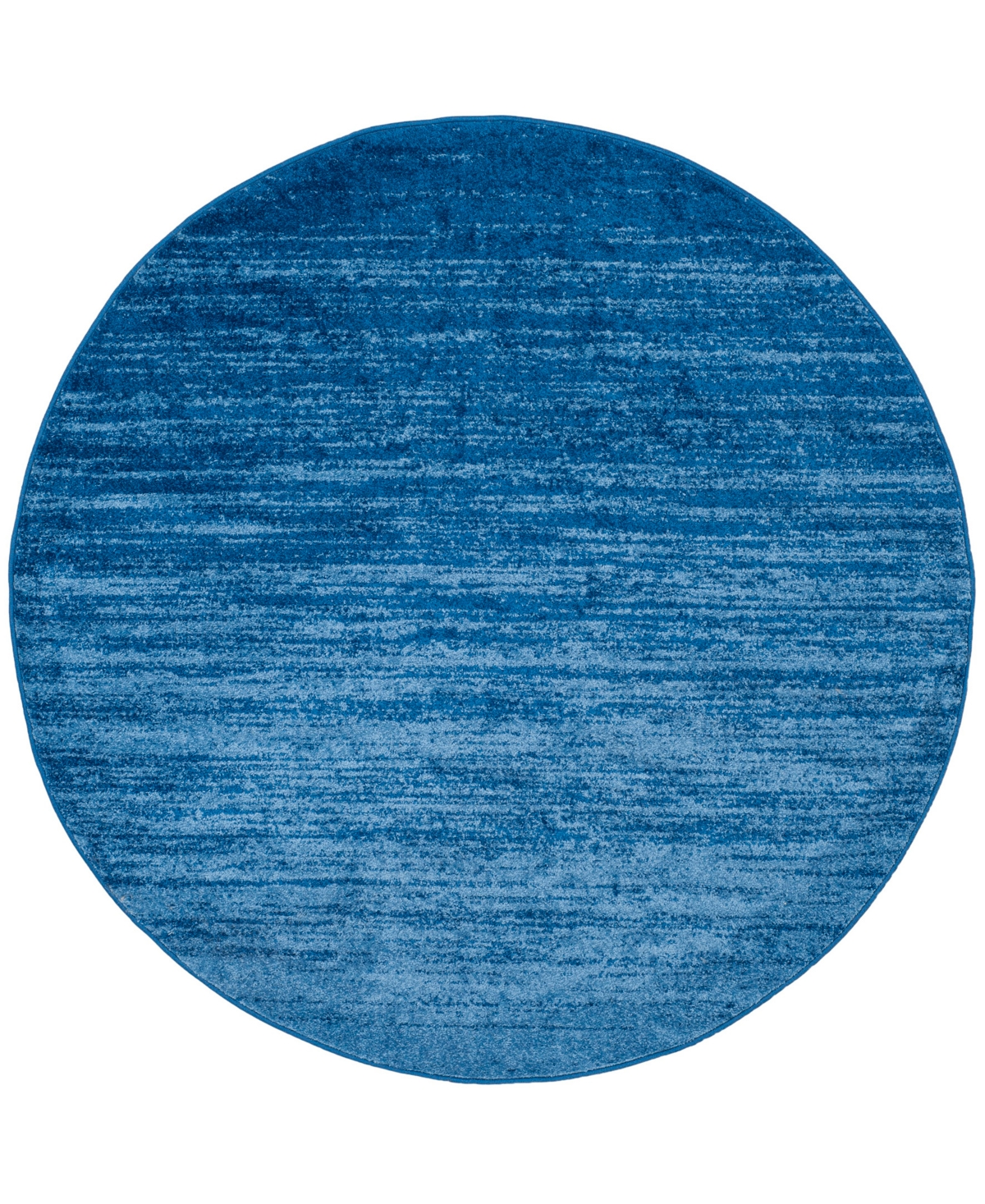 Safavieh Adirondack Light Blue and Dark Blue 9' x 9' Round Area Rug - Light Blue